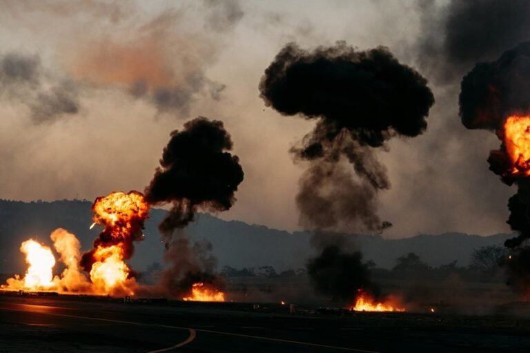traffic explosion on 405 freeway